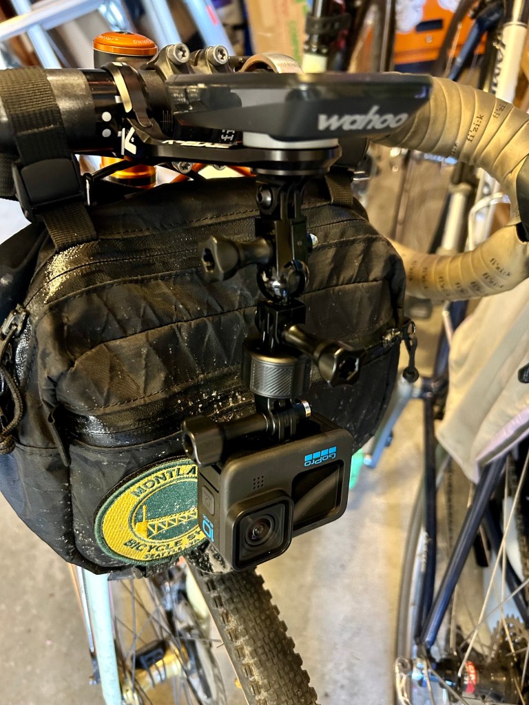 Camera mounted on bike